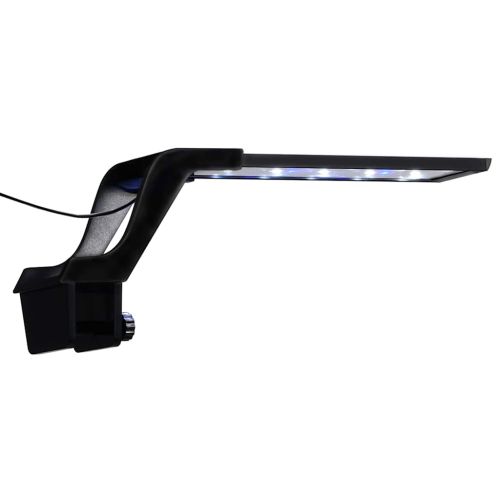LED лампа за аквариум със скоба, 25-45 см, синьо и бяло
