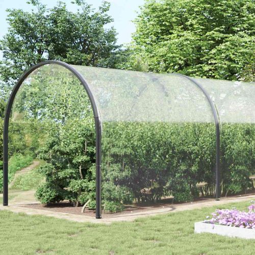 Прозрачен брезент с капси 6x12 m PVC