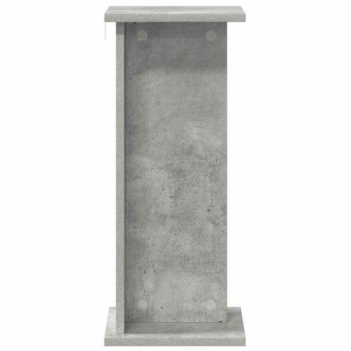 Стойка за растения 2 бр. Бетонно сиво 25 x 25,5 x 60,5 см