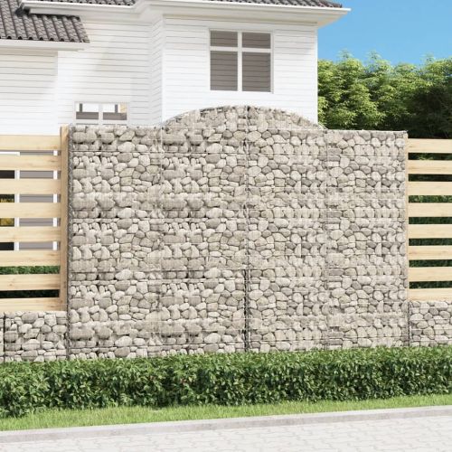 Габионни кошници арка 7 бр 300x50x220/240 см поцинковано желязо
