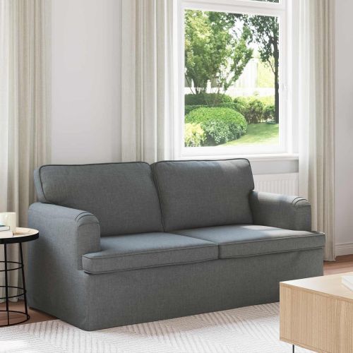 Диван Тъмен сив 162 x 80 x 85 см текстил