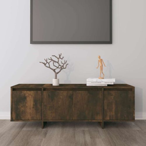 ТB шкаф, опушен дъб, 120x30x40,5 см, инженерно дърво