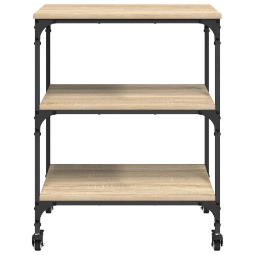 Кухненска количка Сонома дъб 60 x 41 x 76 см