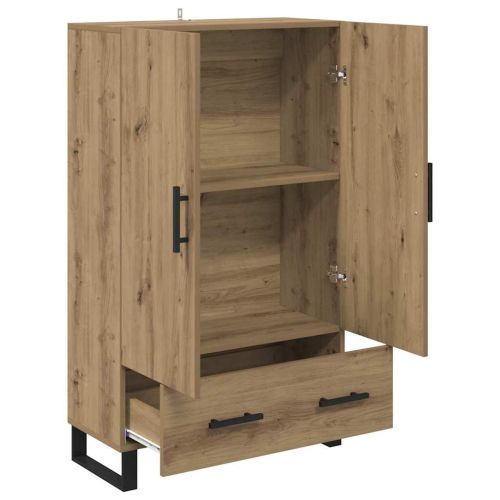 Висок шкаф Дъб 69,5 x 30 x 115 см Инженерна дървесина