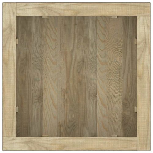 Повдигната леха, 50x50x40 см, дървена, квадратна