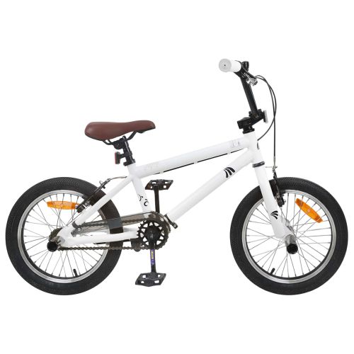 BMX Велосипед 16 инча за 5-8 години Бяло