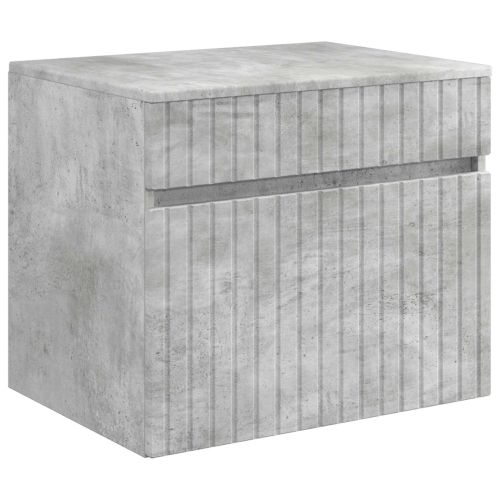 Стенно Баня Кабинет Бетонно сиво 59 x 44,5 x 50 см