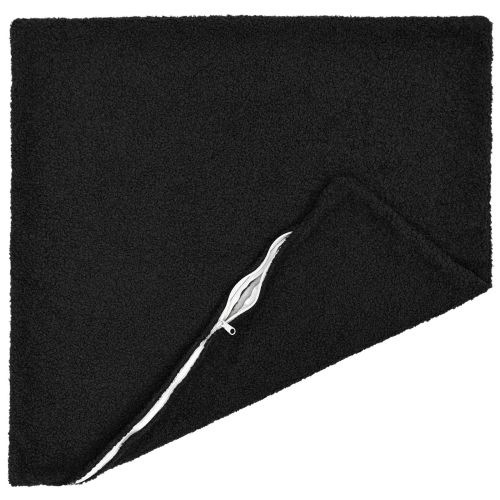 Калъфка за възглавница 6 pcs HEERLEN Черно 60 x 60 cm Букле
