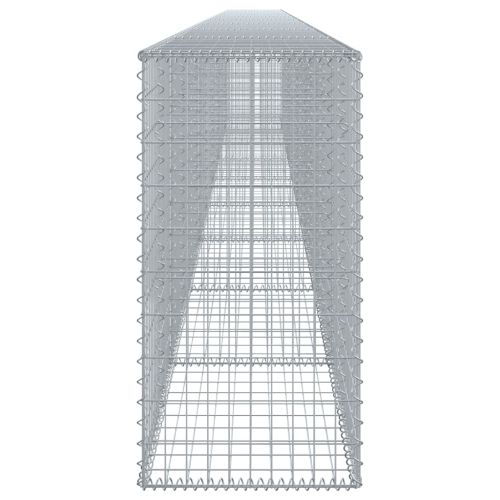 Габионна кошница с покритие, 900x50x100 см, поцинковано желязо