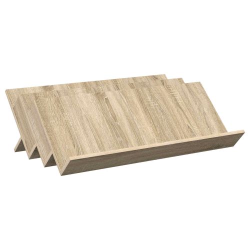 Етажерка за списания с рафт Сонома дъб 90 x 53 x 28,5 см