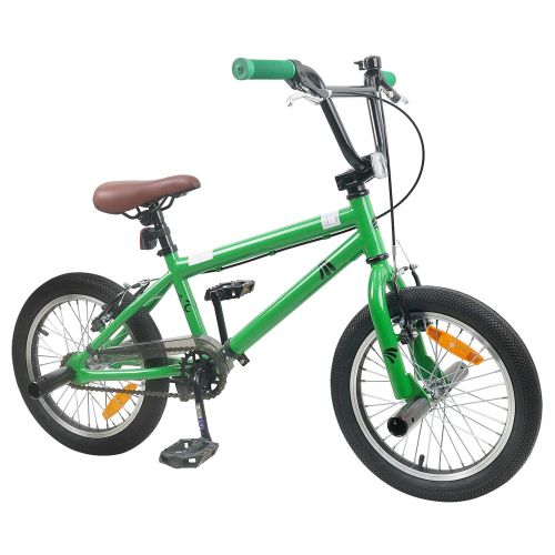 BMX Велосипед 20 инча за деца над 9 години Зелено