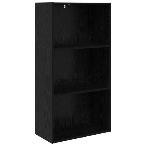 Рафт за книги 60 x 30 x 114 см Инженерна дървесина Черния дъб