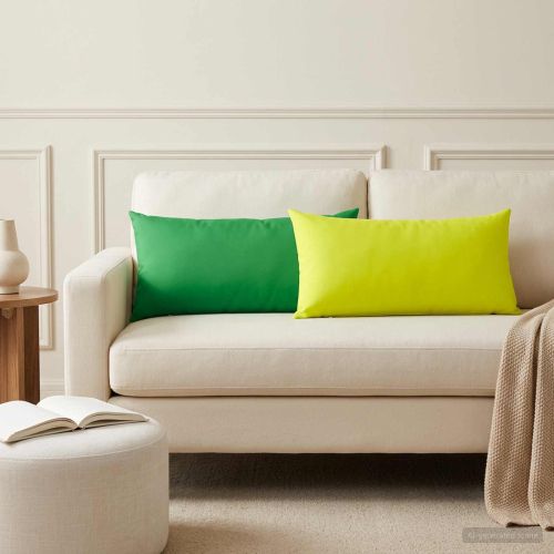 Калъфка за възглавница 2 pcs HEERLEN Зелено 40 x 80 cm