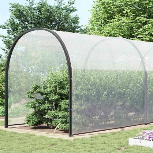 Прозрачен брезент с капси 10x12 m Полиетилен