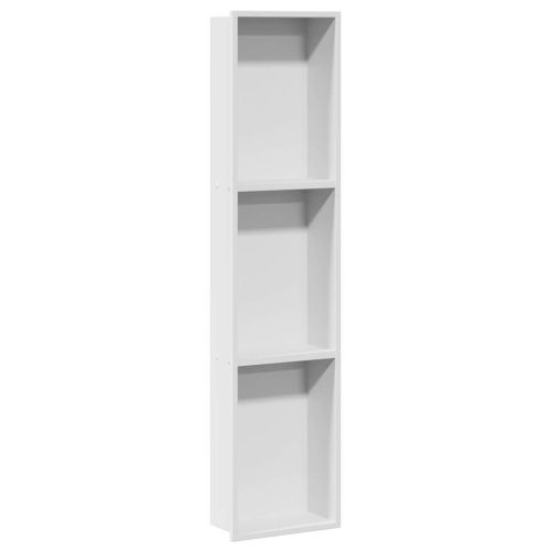 Нишата за душ Бяло 90 x 20 x 9,5 см Неръждаема стомана