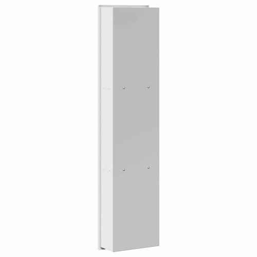 Нишата за душ Бяло 90 x 20 x 9,5 см Неръждаема стомана
