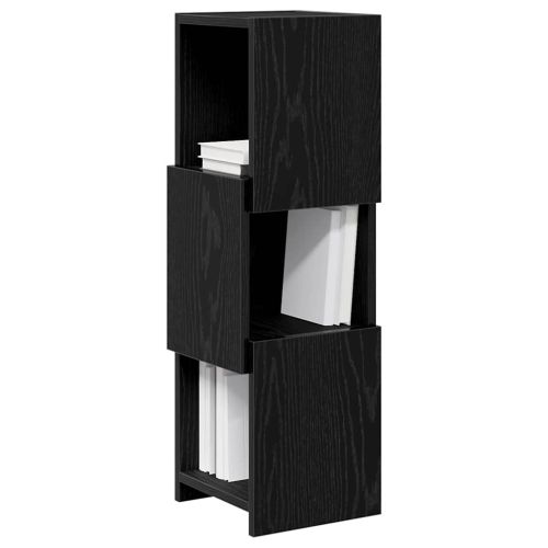 Ъглов шкаф 25,5x25x80см Инженерна дървесина Черния дъб