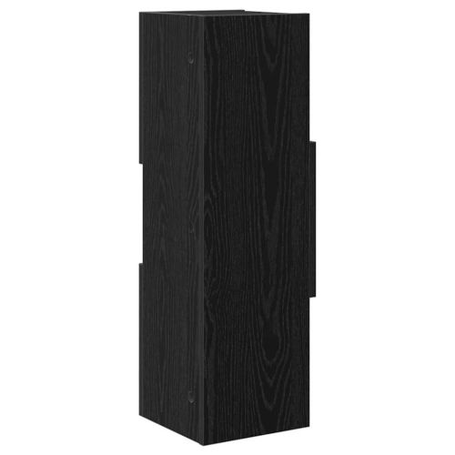 Ъглов шкаф 25,5x25x80см Инженерна дървесина Черния дъб