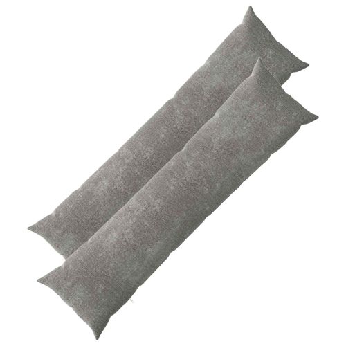 Калъфка за възглавница 2 бр. HEERLEN Тъмносиво 40 x 145 см