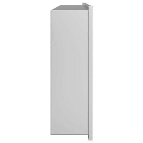 Нишата за душ Сребристо 75 x 30 x 9,5 см Неръждаема стомана