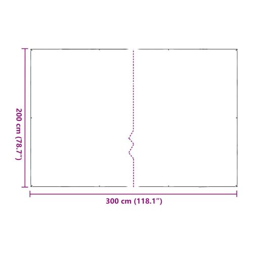 Прозрачен брезент с капси 2x3 m PVC