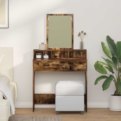 Тоалетка Димян дъб 79 x 41 x 140 см Инженерна дървесина