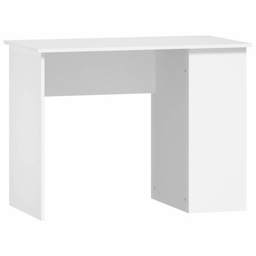 Бюро, бяло, 100x55x75 см, инженерно дърво