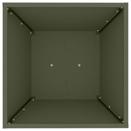 Саксия с колона Маслиненозелено 40 x 40 x 100 cm