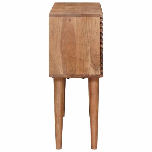 Ръчно изработена масичка Теков кафяв 100 x 30 x 75 см