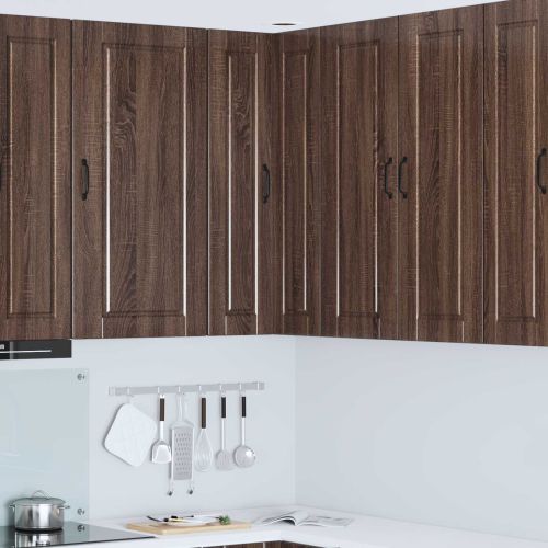 Стенно ъглово шкафче PORTO Кафяв дъб 57 x 57 x 100 см