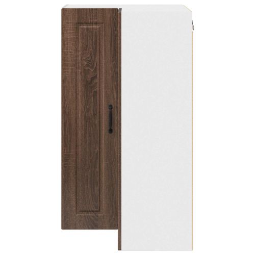 Стенно ъглово шкафче PORTO Кафяв дъб 57 x 57 x 100 см