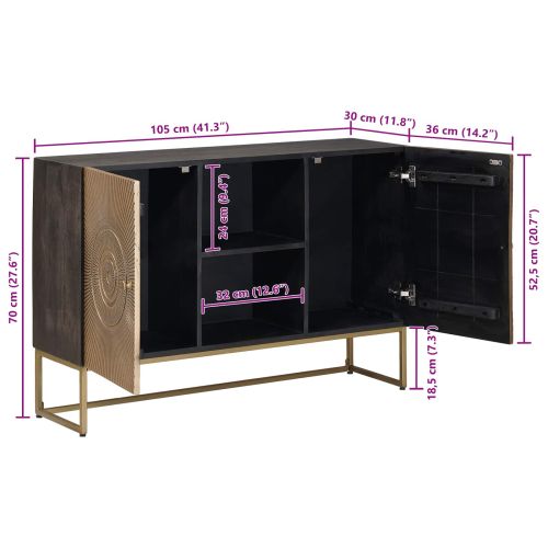 Служебен шкаф Месинг 105 x 30 x 70 см