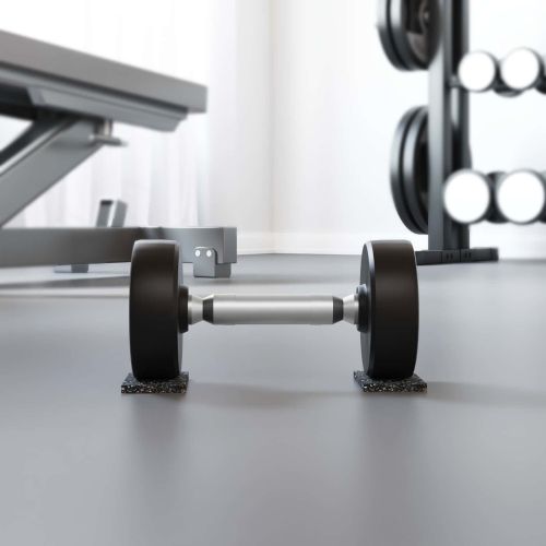 Ролка с гранулат от каучук Черно 1000 x 8 x 1 см Каучук