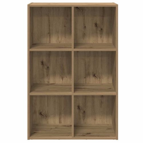 Шкаф за книги/бюфет занаятчийски дъб 66x30x98см инженерно дърво