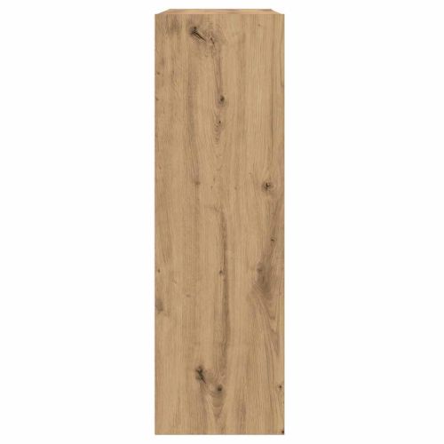Шкаф за книги/бюфет занаятчийски дъб 66x30x98см инженерно дърво