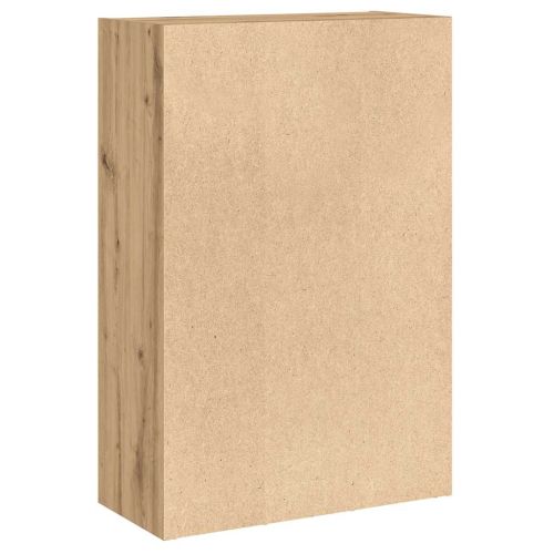 Шкаф за книги/бюфет занаятчийски дъб 66x30x98см инженерно дърво