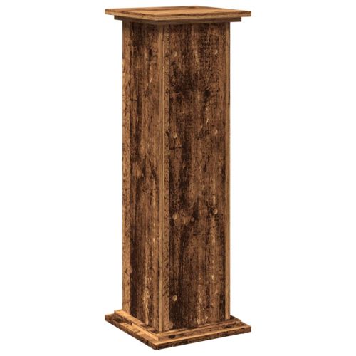 Стойка за витрини със съхранение 31x30x90 см инженерно дърво