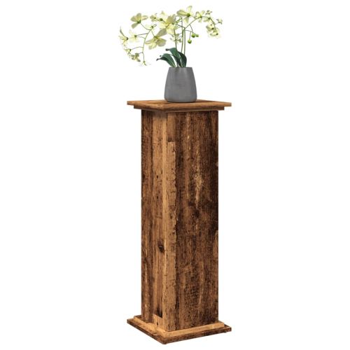 Стойка за витрини със съхранение 31x30x90 см инженерно дърво