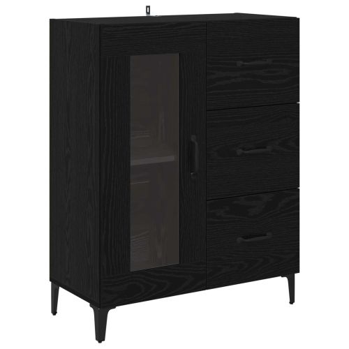 Служебен шкаф с чекмедже Черния дъб 69,5 x 34 x 90 см