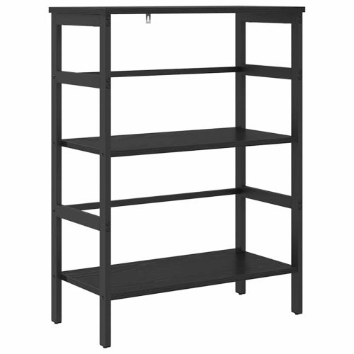 Рафт за книги 2 нива 60 х 29,5 х 81 см Инженерна дървесина