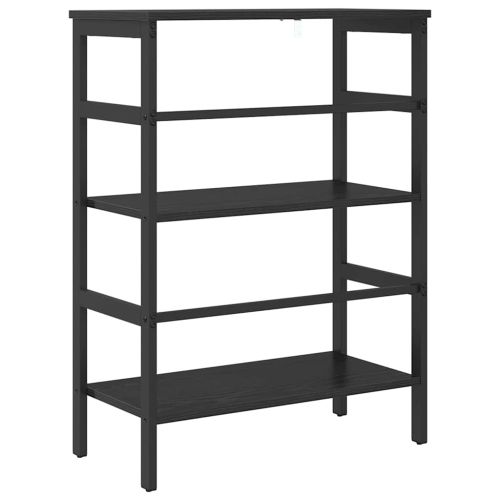Рафт за книги 2 нива 60 х 29,5 х 81 см Инженерна дървесина