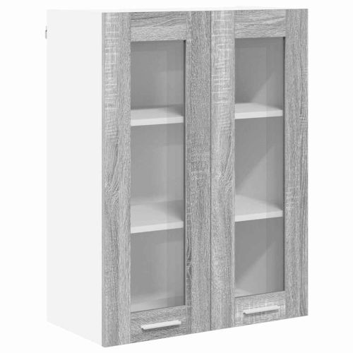 Висящ шкаф Сив Сонома 60 x 31 x 80 см Инженерна дървесина