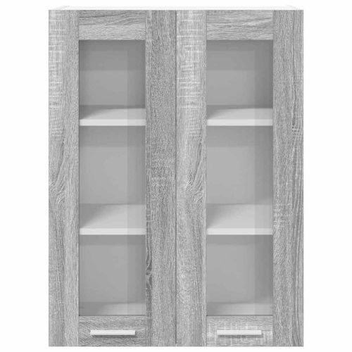 Висящ шкаф Сив Сонома 60 x 31 x 80 см Инженерна дървесина