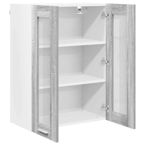 Висящ шкаф Сив Сонома 60 x 31 x 80 см Инженерна дървесина