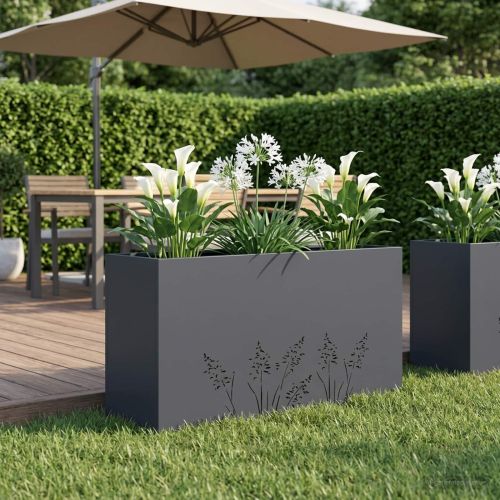 Градинска саксия Антрацит 100 x 30 x 49 см