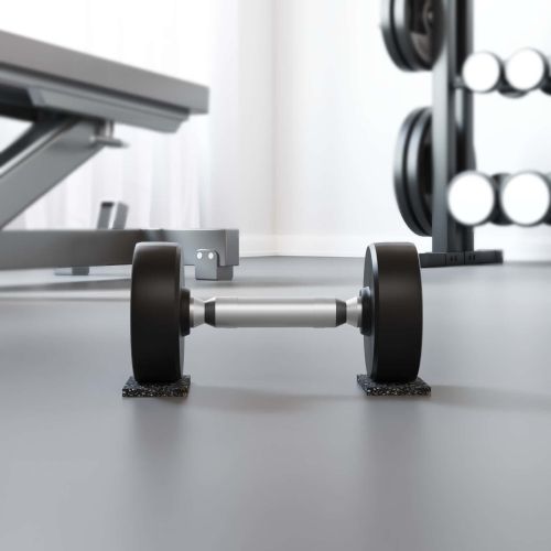 Ролка с гранулат от каучук Черно 200 x 10 x 0,6 см Каучук