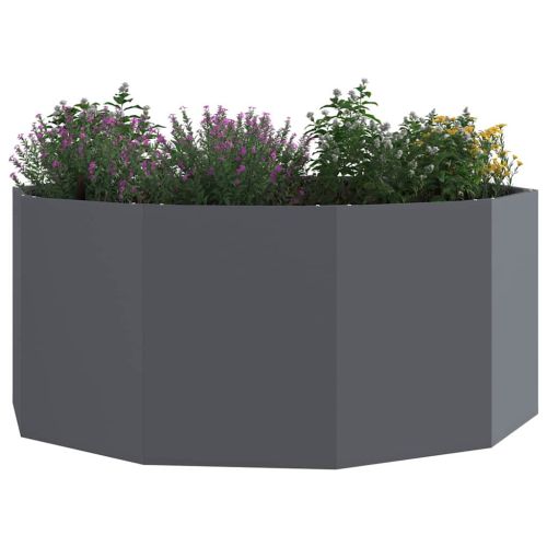 Кашпа Антрацит 120 x 120 x 50 см Стомана