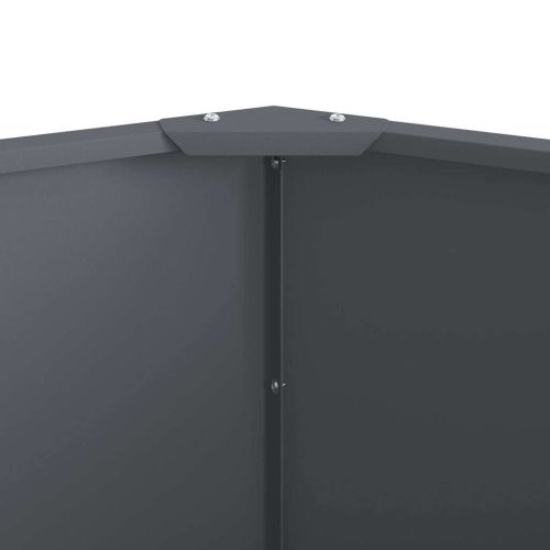 Кашпа Антрацит 120 x 120 x 50 см Стомана