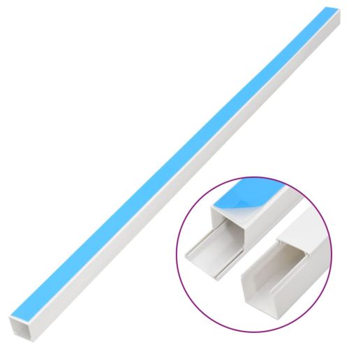 Кабелен канал самозалепващ 20x10 мм 10 м PVC