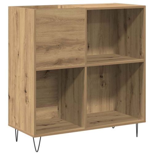Шкаф за грамофонни плочи дъб артизан 85 x 38 x 89 см